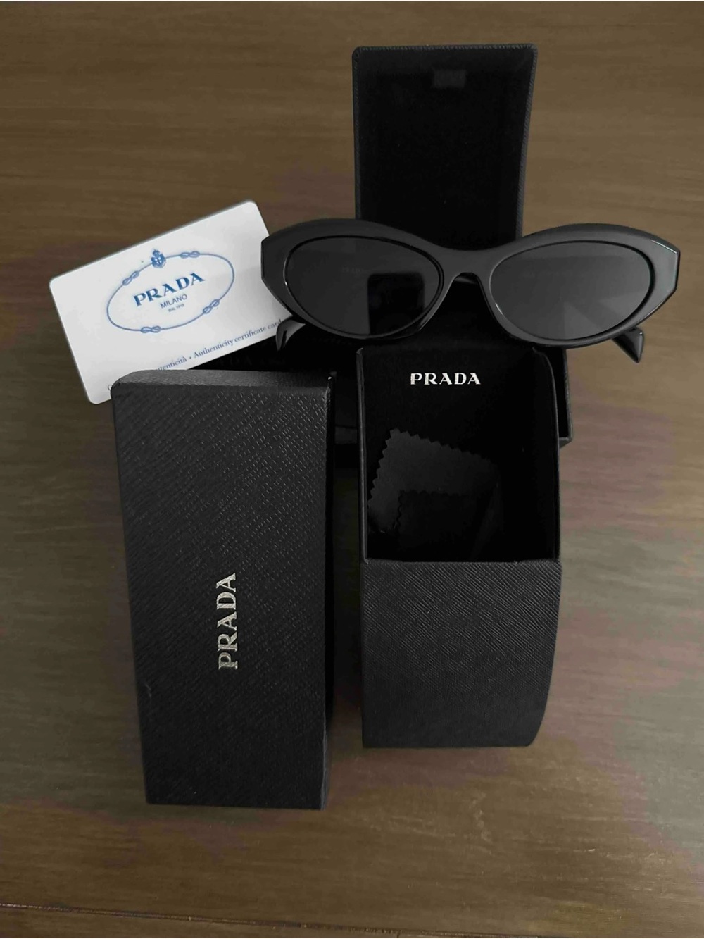 Black Cat-Eye Sunglasses